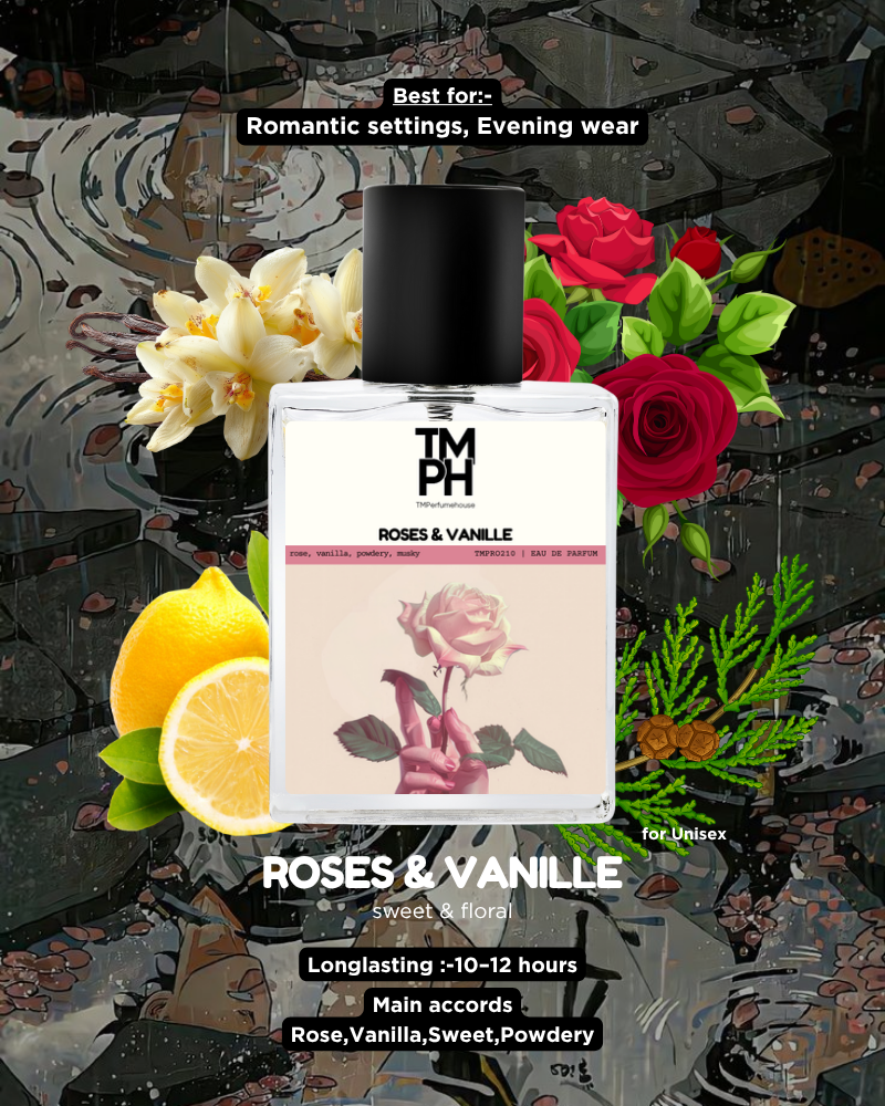Roses &  Vanille - Inspired Perfume | TMPerfumehouse